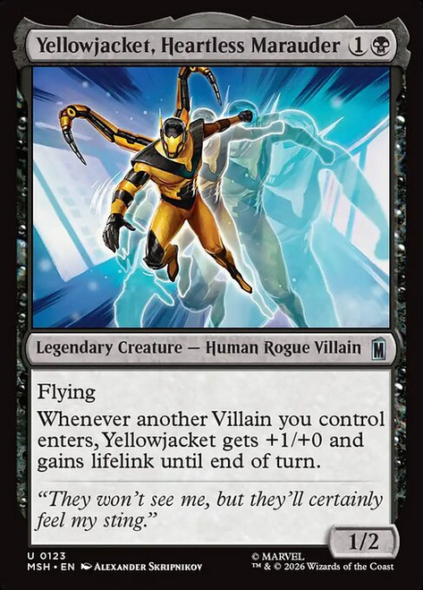 Yellowjacket, Heartless Marauder (MSH) (#123)
