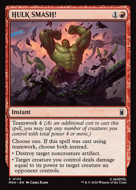 HULK SMASH! (MSH) (Foil) (#135)