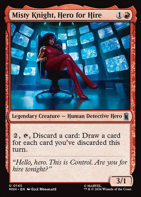 Misty Knight, Hero for Hire (MSH) (#145)