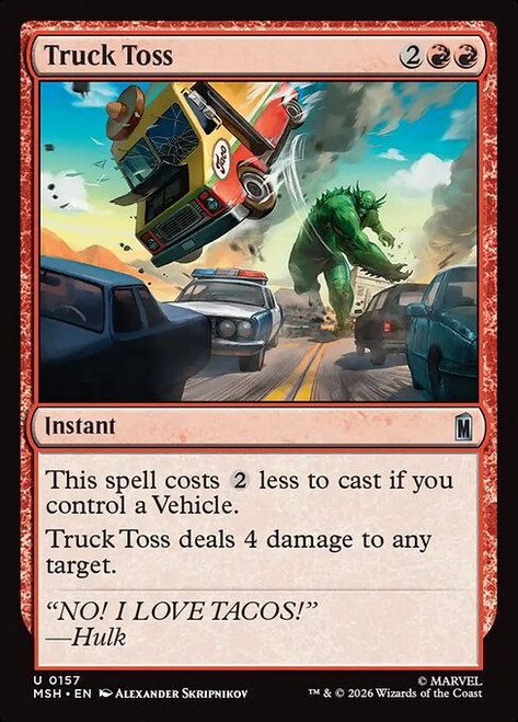 Truck Toss (MSH) (Foil) (#157)