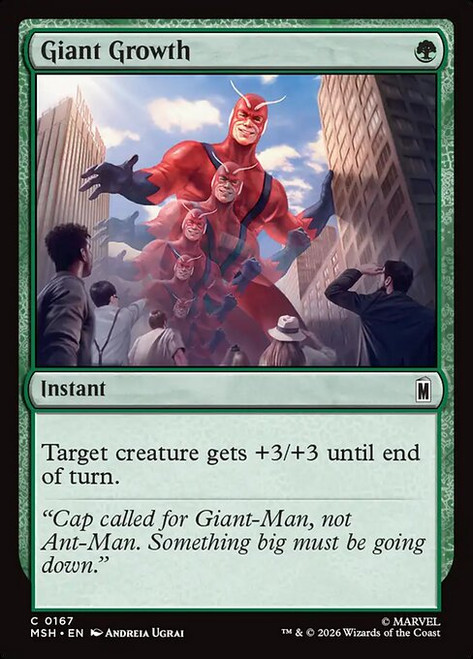 Giant Growth (MSH) (Foil) (#167)