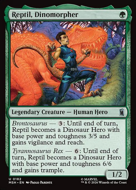 Reptil, Dinomorpher (MSH) (Foil) (#182)