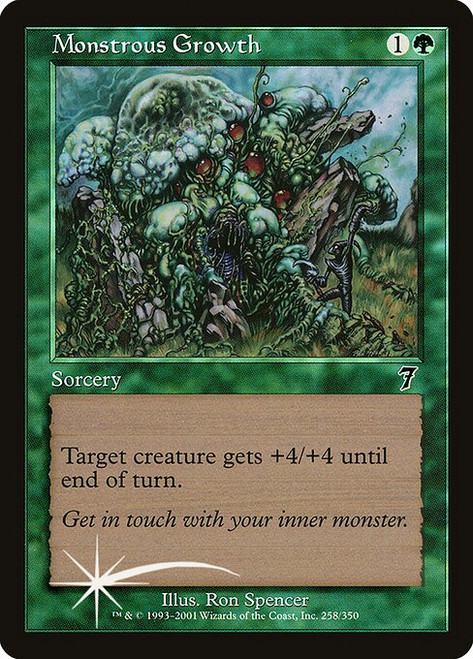 Monstrous Growth (7ED) (Foil) (#258★)