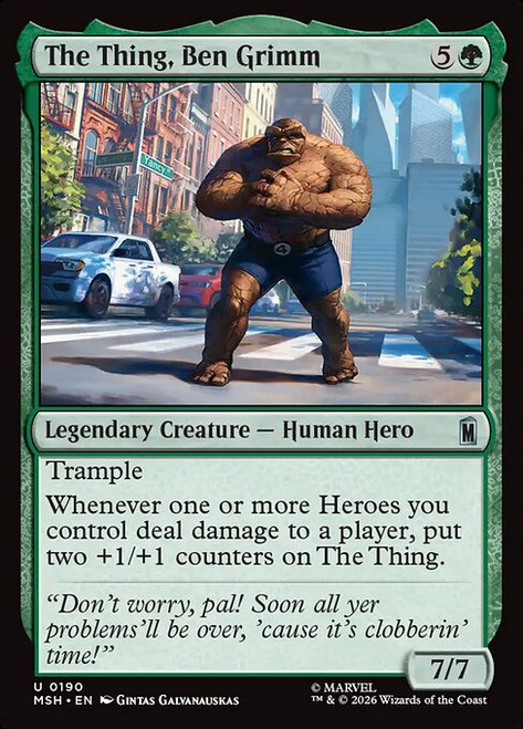 The Thing, Ben Grimm (MSH) (#190)