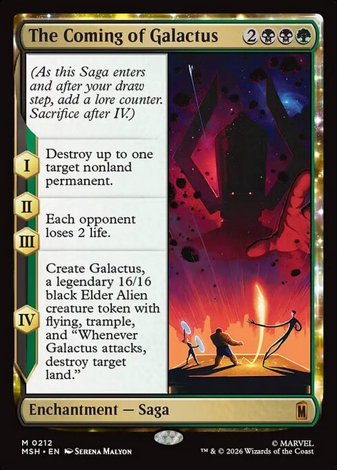 The Coming of Galactus (MSH) (Foil) (#212)