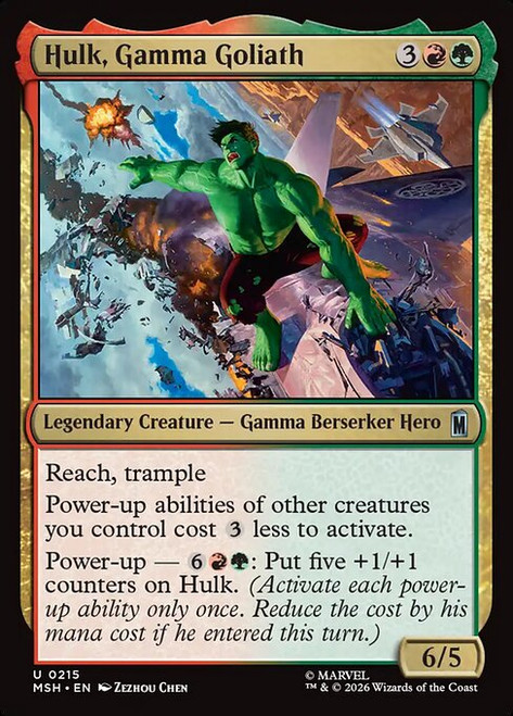 Hulk, Gamma Goliath (MSH) (Foil) (#215)