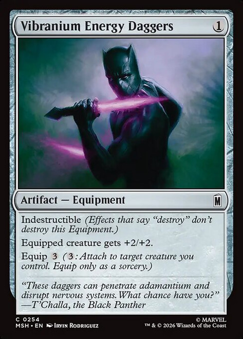 Vibranium Energy Daggers (MSH) (Foil) (#254)