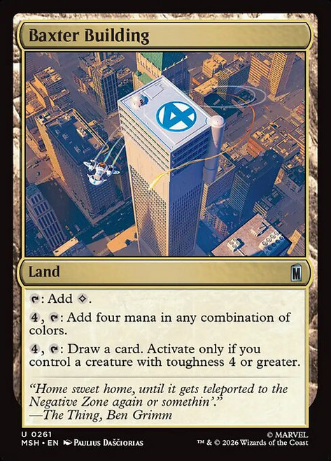 Baxter Building (MSH) (Foil) (#261)