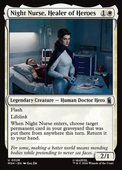 Night Nurse, Healer of Heroes (MSH) (#26)