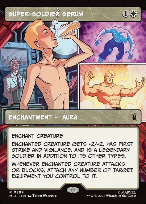Super-Soldier Serum (MSH) (Borderless) (#299)