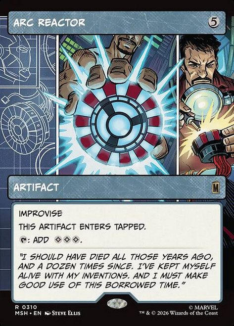 Arc Reactor (MSH) (Foil) (Borderless) (#310)