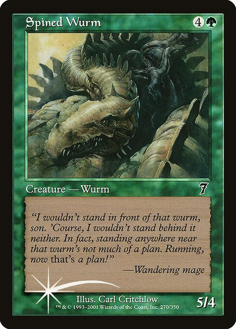 Spined Wurm (7ED) (Foil) (#270★)