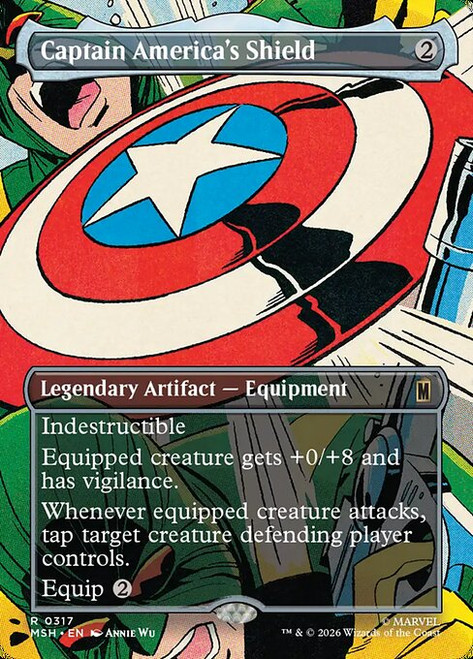 Captain America's Shield (MSH) (Borderless) (#317)