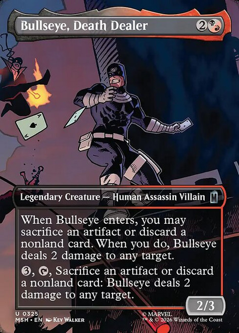 Bullseye, Death Dealer (MSH) (Borderless) (#325)