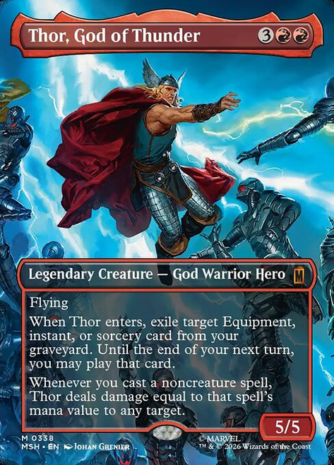 Thor, God of Thunder (MSH) (Borderless) (#338)