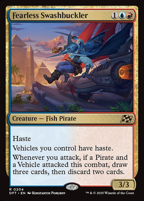 Fearless Swashbuckler (DFT) (Foil) (#204)
