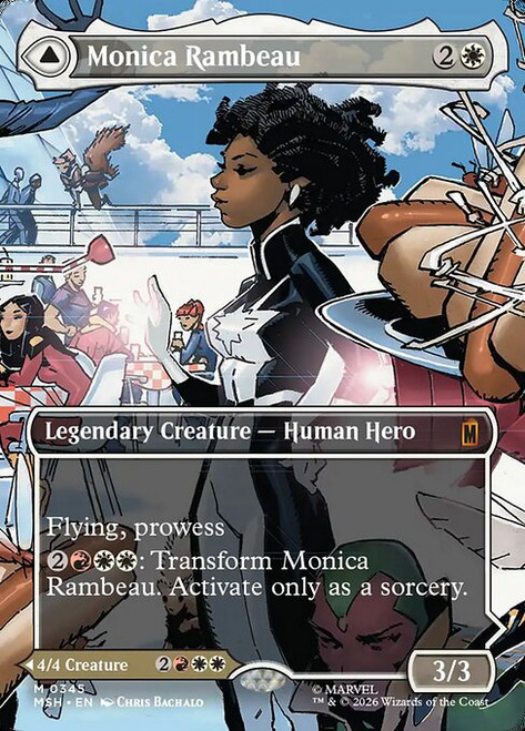 Monica Rambeau // Photon, Living Light (MSH) (Foil) (Borderless) (#345)
