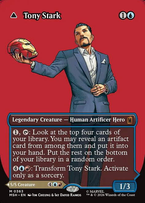 Tony Stark // The Invincible Iron Man (MSH) (Borderless) (#363)