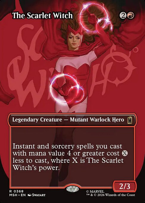 The Scarlet Witch (MSH) (Foil) (Borderless) (#368)