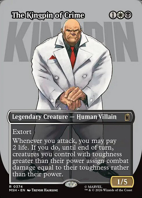 The Kingpin of Crime (MSH) (Borderless) (#374)