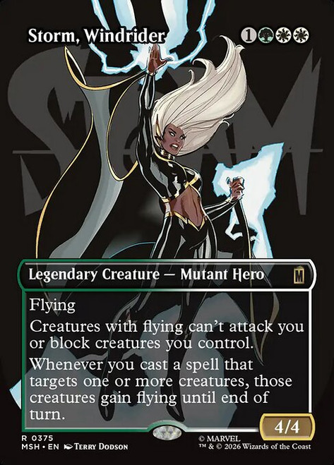 Storm, Windrider (MSH) (Foil) (Borderless) (#375)