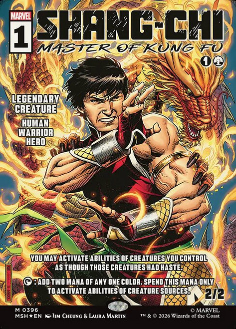 Shang-Chi, Master of Kung Fu (MSH) (Foil) (Borderless) (#396)