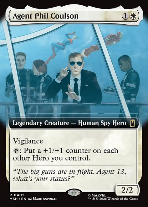 Agent Phil Coulson (MSH) (Foil) (Extended Art) (#402)