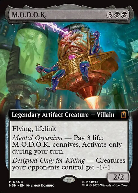 M.O.D.O.K. (MSH) (Extended Art) (#408)