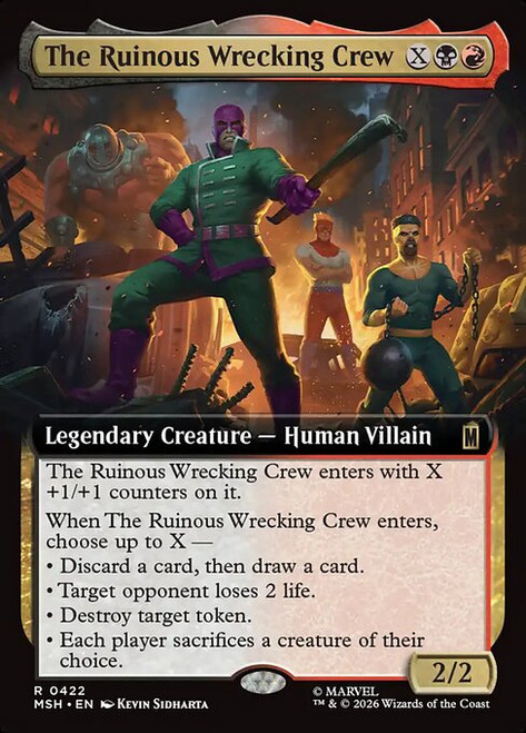 The Ruinous Wrecking Crew (MSH) (Foil) (Extended Art) (#422)