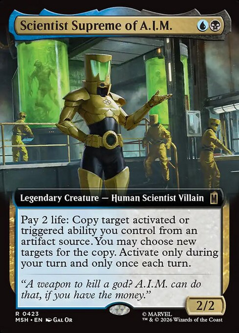 Scientist Supreme of A.I.M. (MSH) (Foil) (Extended Art) (#423)
