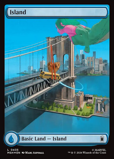 Island (MSH) (SurgeFoil) (Full Art) (#435)