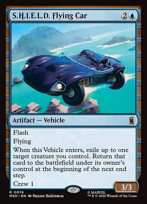 S.H.I.E.L.D. Flying Car (MSH) (#74)