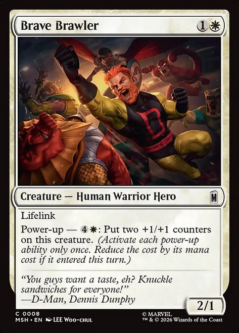 Brave Brawler (MSH) (Foil) (#8)