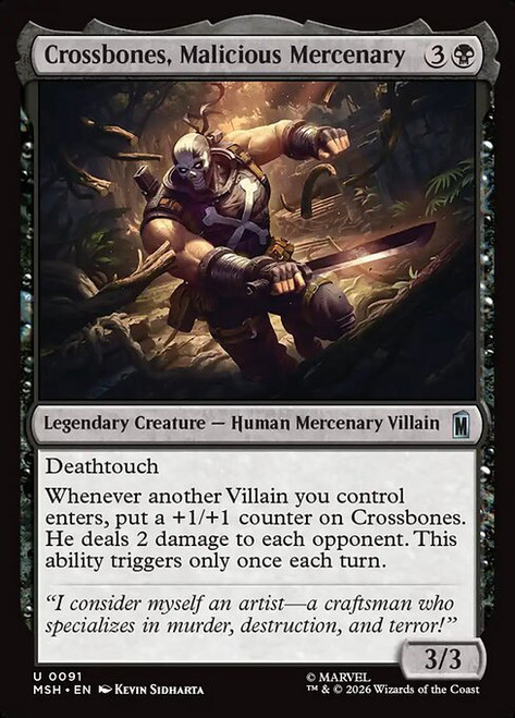 Crossbones, Malicious Mercenary (MSH) (#91)