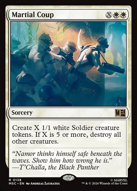 Martial Coup (MSC) (SurgeFoil) (#138)