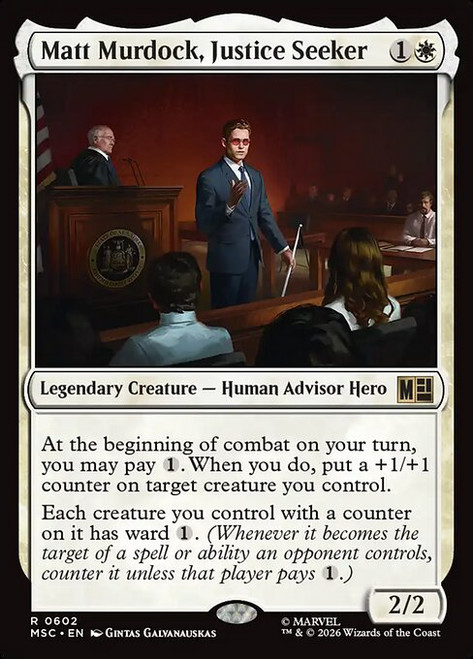 Matt Murdock, Justice Seeker (MSC) (Foil) (#602)