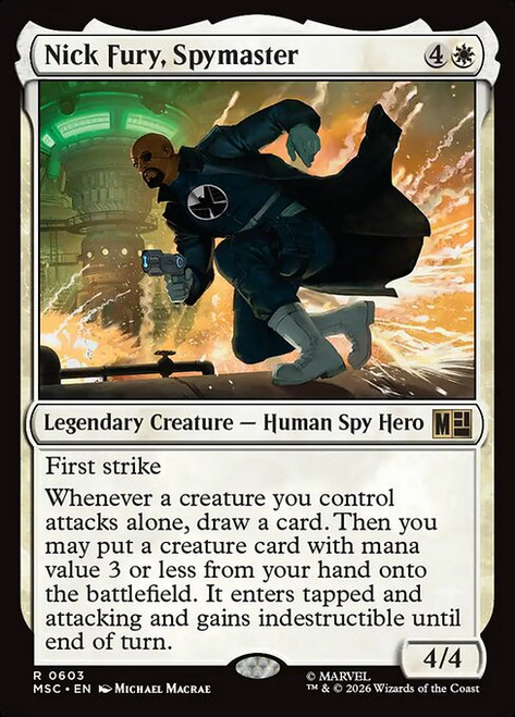 Nick Fury, Spymaster (MSC) (Foil) (#603)