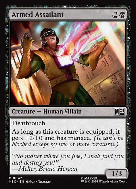 Armed Assailant (MSC) (Foil) (#647)