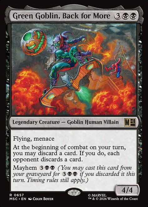 Green Goblin, Back for More (MSC) (#657)