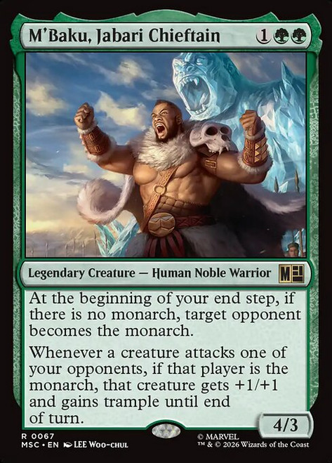 M'Baku, Jabari Chieftain (MSC) (SurgeFoil) (#67)