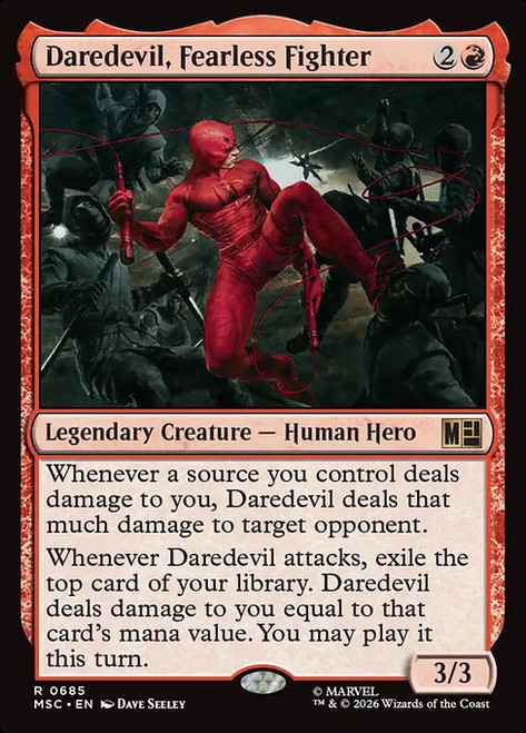 Daredevil, Fearless Fighter (MSC) (Foil) (#685)