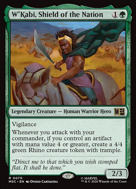 W'Kabi, Shield of the Nation (MSC) (SurgeFoil) (#70)