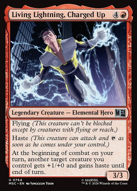 Living Lightning, Charged Up (MSC) (Foil) (#764)
