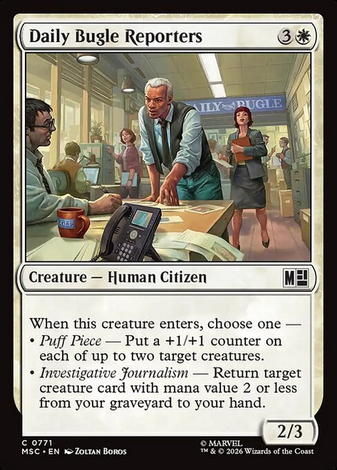 Daily Bugle Reporters (MSC) (Foil) (#771)