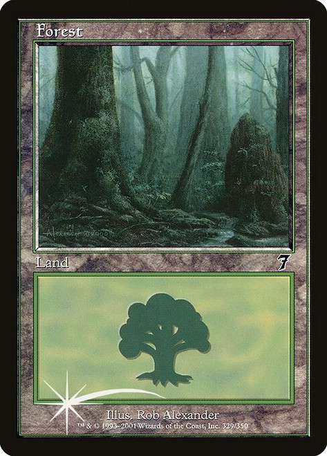 Forest (7ED) (Foil) (#329★)