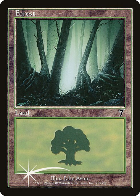 Forest (7ED) (Foil) (#330★)