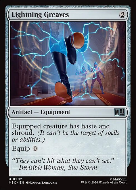 Lightning Greaves (MSC) (#202)