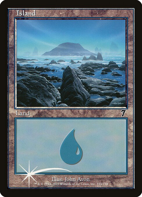 Island (7ED) (Foil) (#334★)