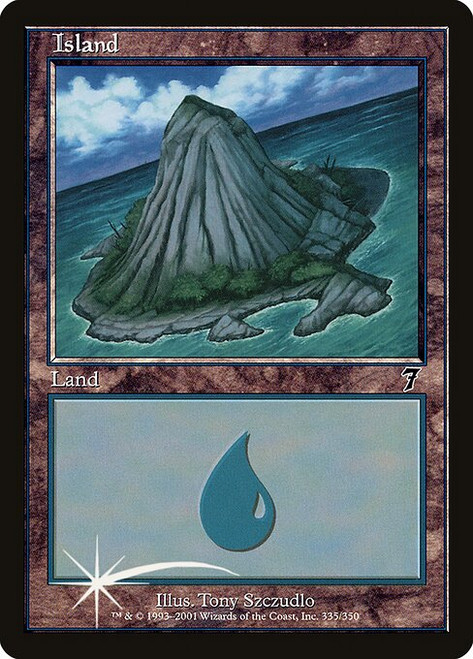 Island (7ED) (Foil) (#335★)