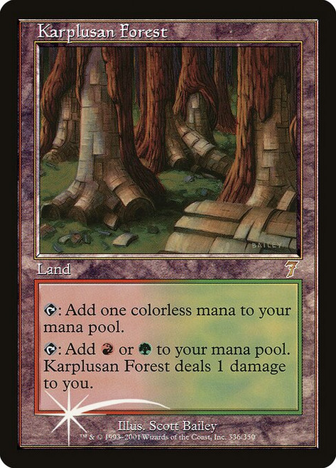 Karplusan Forest (7ED) (Foil) (#336★)